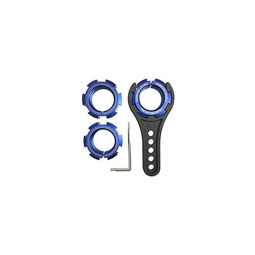 Les Dielocker Die Lock Rings w/ Wrench de Frankford Arsenal sont parfaits pour le rechargement, offrant solidité et précision pour créer des cartouches de qualité.